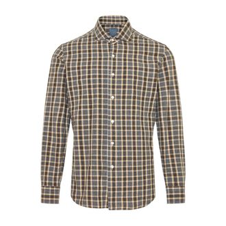 Barba Heren, Overhemden, Grijs, Maat: 5XL Katoen