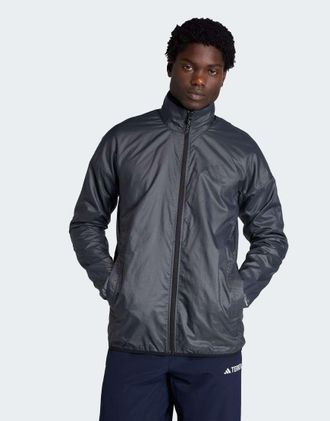 adidas Terrex multi clima365 windweave - Giacca nera/bianca/grigio six-Nero