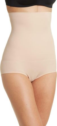 Skinny Girl Ultra Smooth High Waist Briefs in Tan at Nordstrom Rack, Size X-Large