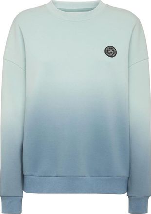 Plein Sport Dames, Sweatshirts & Hoodies, Blauw, Maat: XL Katoen