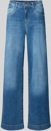 M.A.C Wide Leg Jeans mit 5-Pocket-Design in Blau, Gr&ouml;&szlig;e 32/32