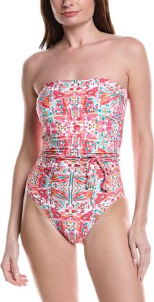 Helen Jon Tassel Belt Bandeau One-Piece