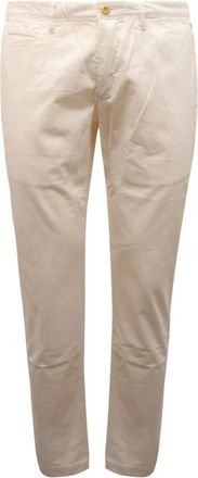 Siviglia Witte Broek Gemaakt in Itali&euml; - Heren - Chinos - Beige - W34 - Broeken