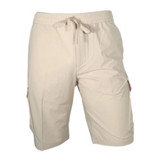 HUGO BOSS Heren, Korte broeken, Beige, Maat: 2XL Poliester