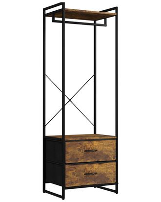 Sorbus Clothing Rack With Drawers