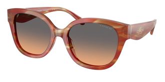 Coach HC8438U CBY94 590018 Womens Sunglasses Brown Size 56