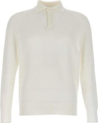 Brunello Cucinelli Ribbed Polo Shirt