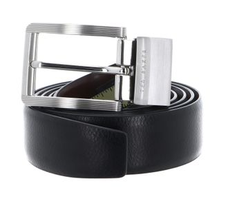 Ted Baker Newbey Leather Belt 2-in-1 Reversible Leather Belt Gift Set W120 Black Brown Can Be Shortened Reversible