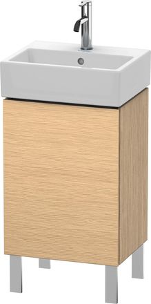Duravit Duravit L-cube M&oacute;dulo De Lavabo Vertical, 1 Puerta, Con Bisagra A La Derecha, 43,4x34,1 Cm, Para Vero Air 072445, Color: Roble Cepillado Chapa De Made
