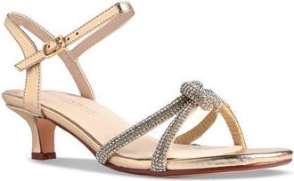 Touch Ups Talulah Kitten Heel Sandal in Gold at Nordstrom, Size 5.5