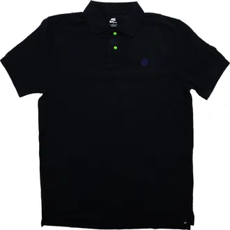 Nike x CLOT Short Sleeves Polo Shirt Black 376722-010