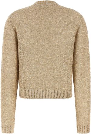 Brunello Cucinelli Womens Gold Linen Cardigan Clothing
