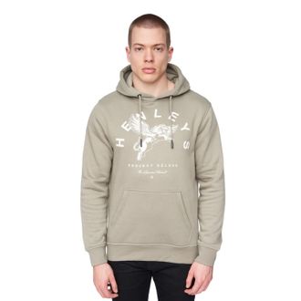 Henleys Heren Colhen Hoodie (Stoffige Olijf)