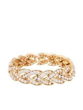 Susan Caplan Vintage 1960s armband verfraaid met kristal - Goud