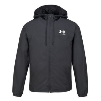 Under Armour Windbreaker UNDER ARMOUR UA RIVAL WVN WINDBREAKER, Herren, Gr. S, schwarz-weiss (schwarz, schwarz, wei&szlig;), Obermaterial: 100% Polyester, normal, Jacken