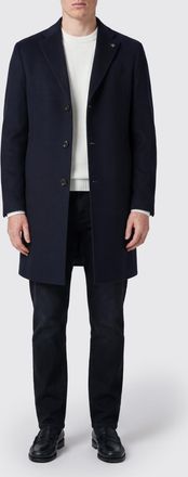 Tagliatore Cappotto monopetto al ginocchio in lana vergine e cashmere con rever