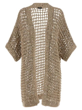 PESERICO Beige Aurea cardigan