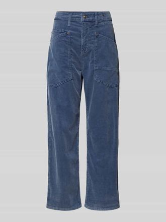 M.A.C Stoffhose mit 5-Pocket-Design in Blau, Gr&ouml;&szlig;e 40