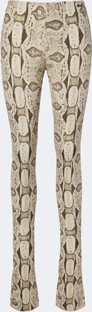 Gucci Snake-print skinny pants