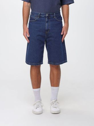 Carhartt Work in Progress Shorts sportivi in denim di cotone regular fit al ginocchio