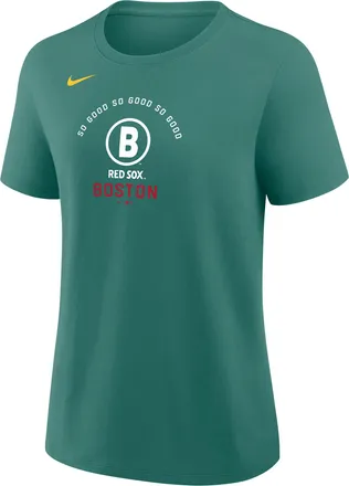 Nike Boston Red Sox City Connect Nike Womens MLB T-Shirt in Green | 01K93CCBQ-PBY
