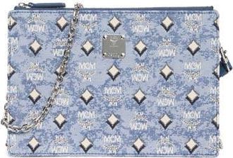 MCM Aren Wallet on a Chain in Blue at Nordstrom Rack