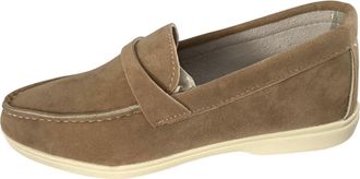 Generic Womens Loafers Casual Comfortable Pumps Solid Color Flat Heel Lightweight Breathable Classic Slip On Walking Shoes Work Shopping Brown