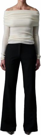 Le Superbe Clavicle Sweater In Ivory