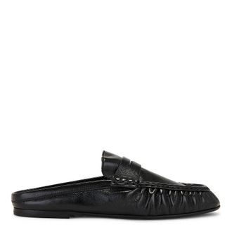 Saint Laurent Womens Peg Open-back Loafers, Brand Size 36 ( Us Size 6 )