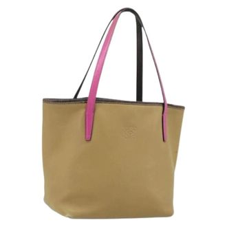 Loewe Pre-owned Tote Bags, female, Beige, Size: ONE SIZE Pre-owned Tote Bag