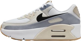 Nike Nike Air Max 90 LV8 Womens Shoes (FD4328-106, White/Ashen Slate/Light Orewood Brown/Black), White/Ashen Slate/Light Orewood Brown/Black, 7 UK