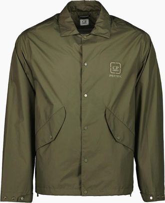 C.P. Company Mens Metropolis Pertex Overshirt/Jacket - Green - Size: 40/Regular