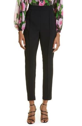 Carolina Herrera High Waist Skinny Ankle Pants in Black at Nordstrom Rack, Size 16