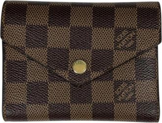 Louis Vuitton Pre-owned Portemonnee (tri-fold) - Dames - Vintage Accessoires - Bruin - ONE Size - Vintage