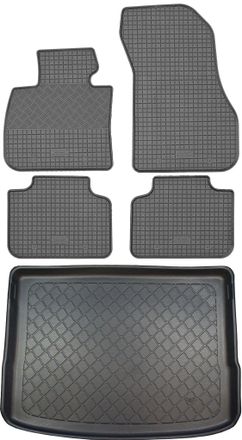 OEM Bmw Serie 2 F45 / 225xe Active Tourer Van (5 Puertas) Desde Septiembre De 2014. Juego De Alfombrillas De Goma Para Coche Y Alfombrilla Para Maletero