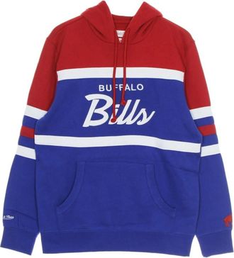 Mitchell & Ness Capuchon - Heren - Hoodies - Blauw - S - Hoodies & sweatvesten