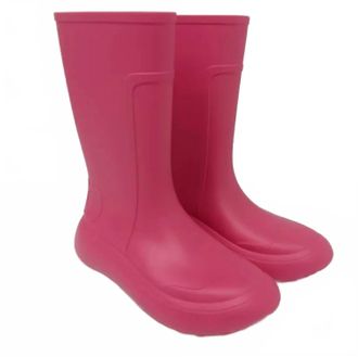 Ferragamo Womens Gancini Detail Rain Boots In Pink