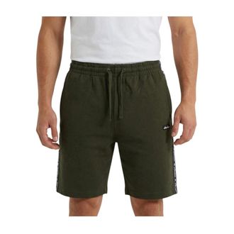 Ellesse Training Shorts - Heren - Korte sportbroeken - Groen - M - Katoen - Fitness
