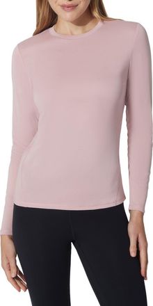 90 Degree by Reflex 2-Pack Assorted Rib Zena Crew Fit Baby T-Shirt in Blush Silk/Dark Grey at Nordstrom Rack, Size X-Large