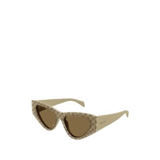 Gucci Sunglasses - female - Gucci - Sunglasses - Brown - 53 MM - Accessories