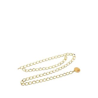 Chanel Pre-owned Belts, female, Yellow, Size: ONE SIZE Pre-owned Metal Chain Belt
