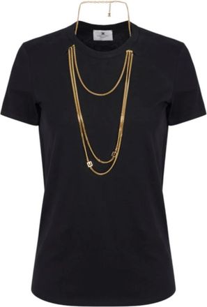 Elisabetta Franchi Donna, Top, Nero, XL, new