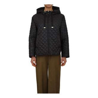 Max Mara Winter Jackets, female, Black, Size: L The Cube Jacket