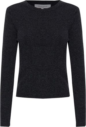 Maison Kitsuné Top met ronde hals - Grijs