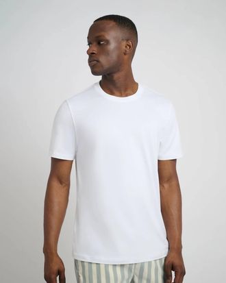Onia Short Sleeve Sun Tee In White