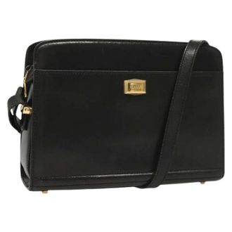 Bally Pre-owned Vintage schoudertas - Dames - Pre-owned - Zwart - Maat: ONE Size Leer