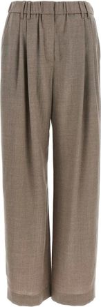 Brunello Cucinelli Donna, Pantaloni, Grigio, L, new