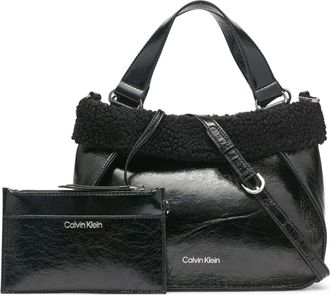 Calvin Klein Womens Estelle Novelty Crossbody, Black/Black, One Size