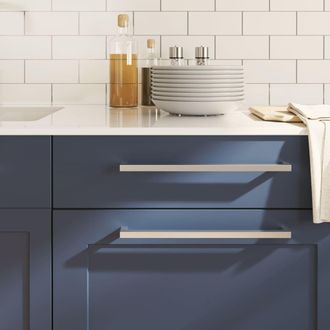 Berkfield Home Cabinet Handles 20 pcs Silver 320 mm Stainless Steel