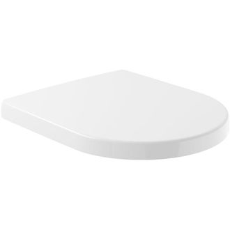 Villeroy & Boch Avento closetzitting - met deksel met softclose en quick release met RVS scharnieren wit